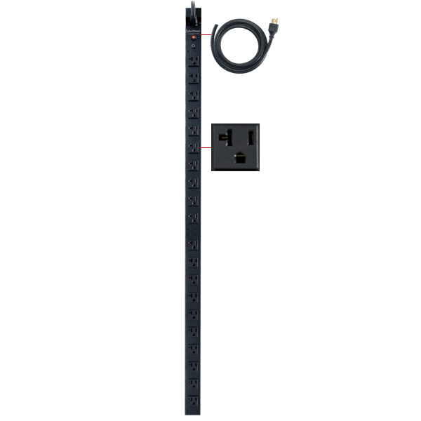 CyberPower PDU20BV20F power distribution unit (PDU) 20 AC outlet(s) 0U Black – image 2