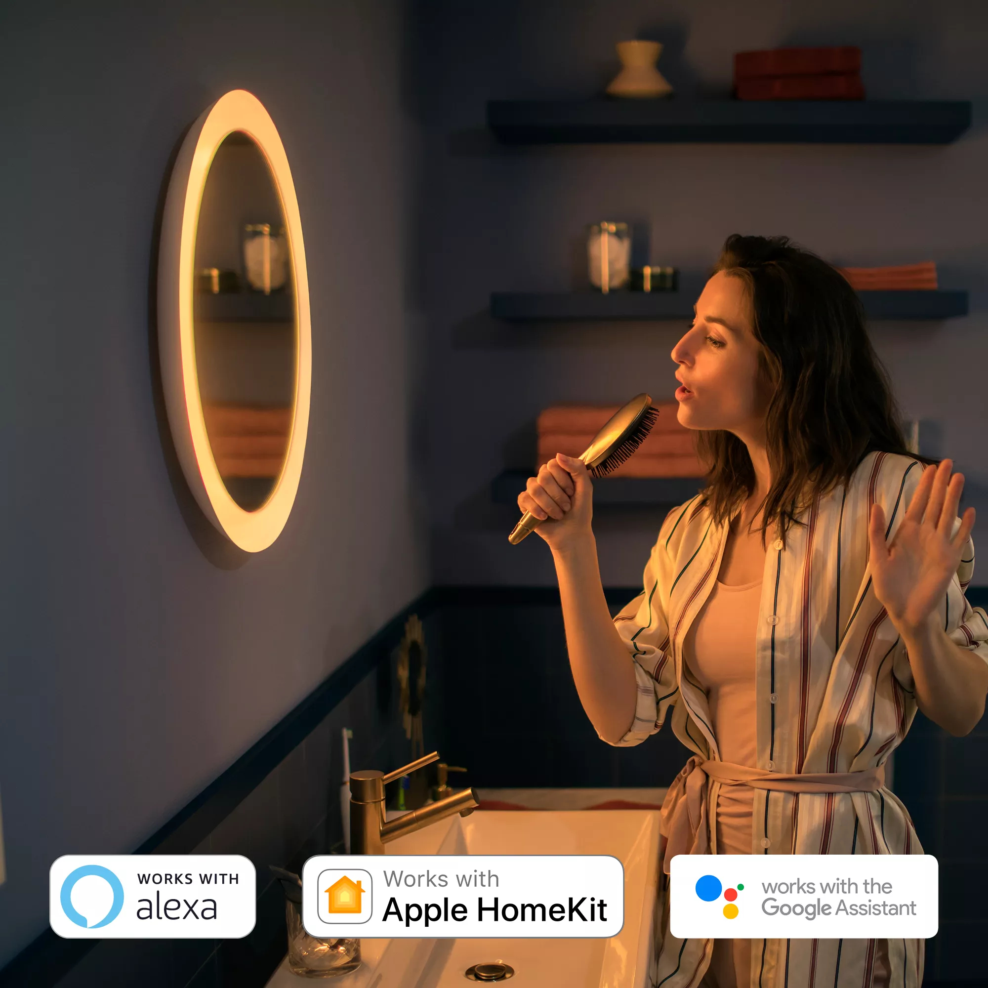 Philips by Signify Philips Hue White ambience Adore Bathroom mirror light – image 8