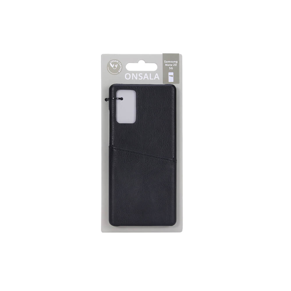 Onsala Mobile Cover Black with Cardpocket Samsung Note 20 – image 2