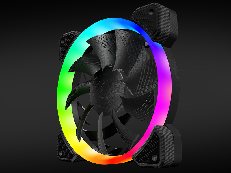 COUGAR CF-V12SET-RGB computer cooling system Computer case Fan – image 1