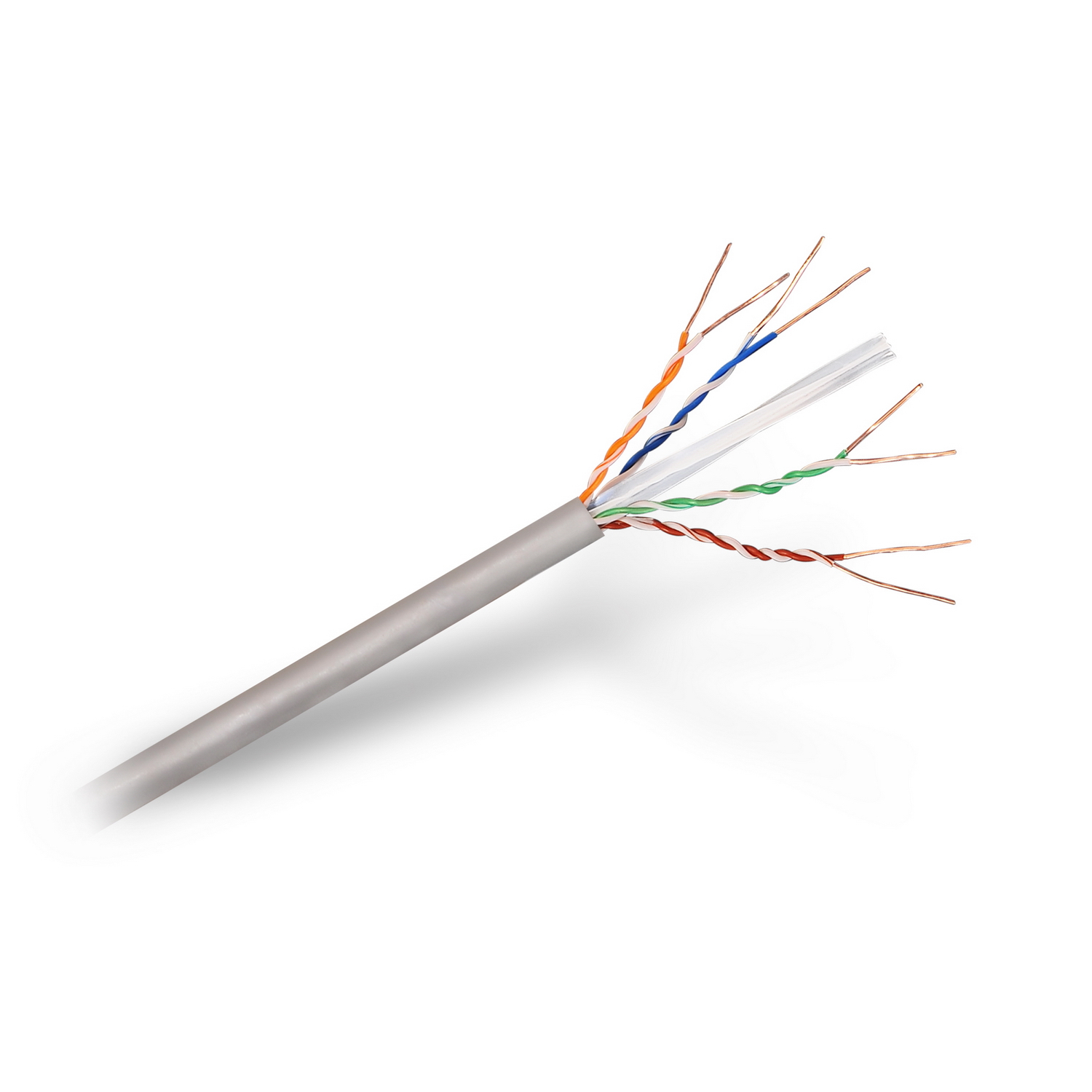AISENS A135-0261 cable de red Gris 100 m Cat6 U/UTP (UTP)