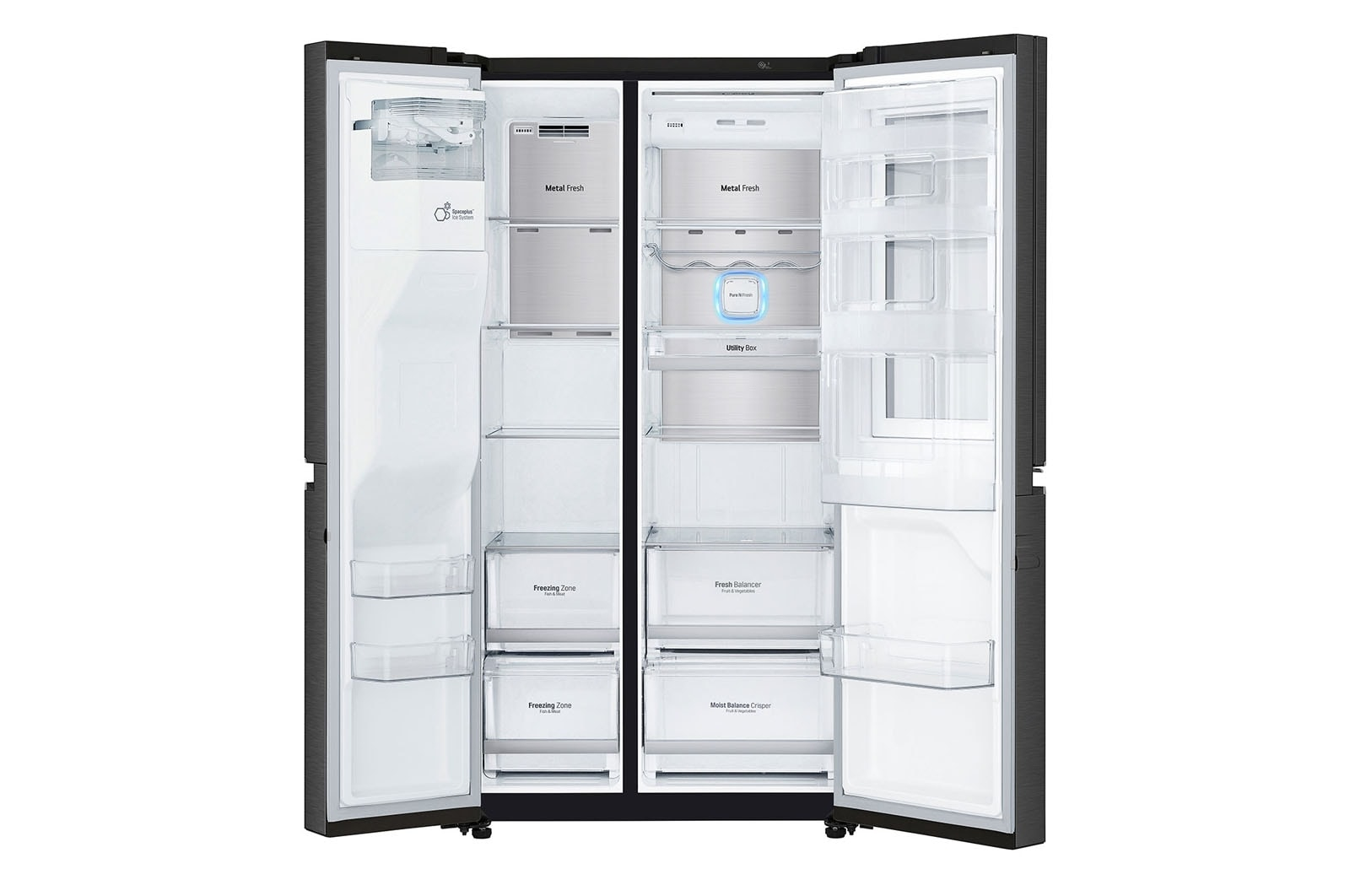 LG GSX960MCCZ side-by-side refrigerator Freestanding – image 6