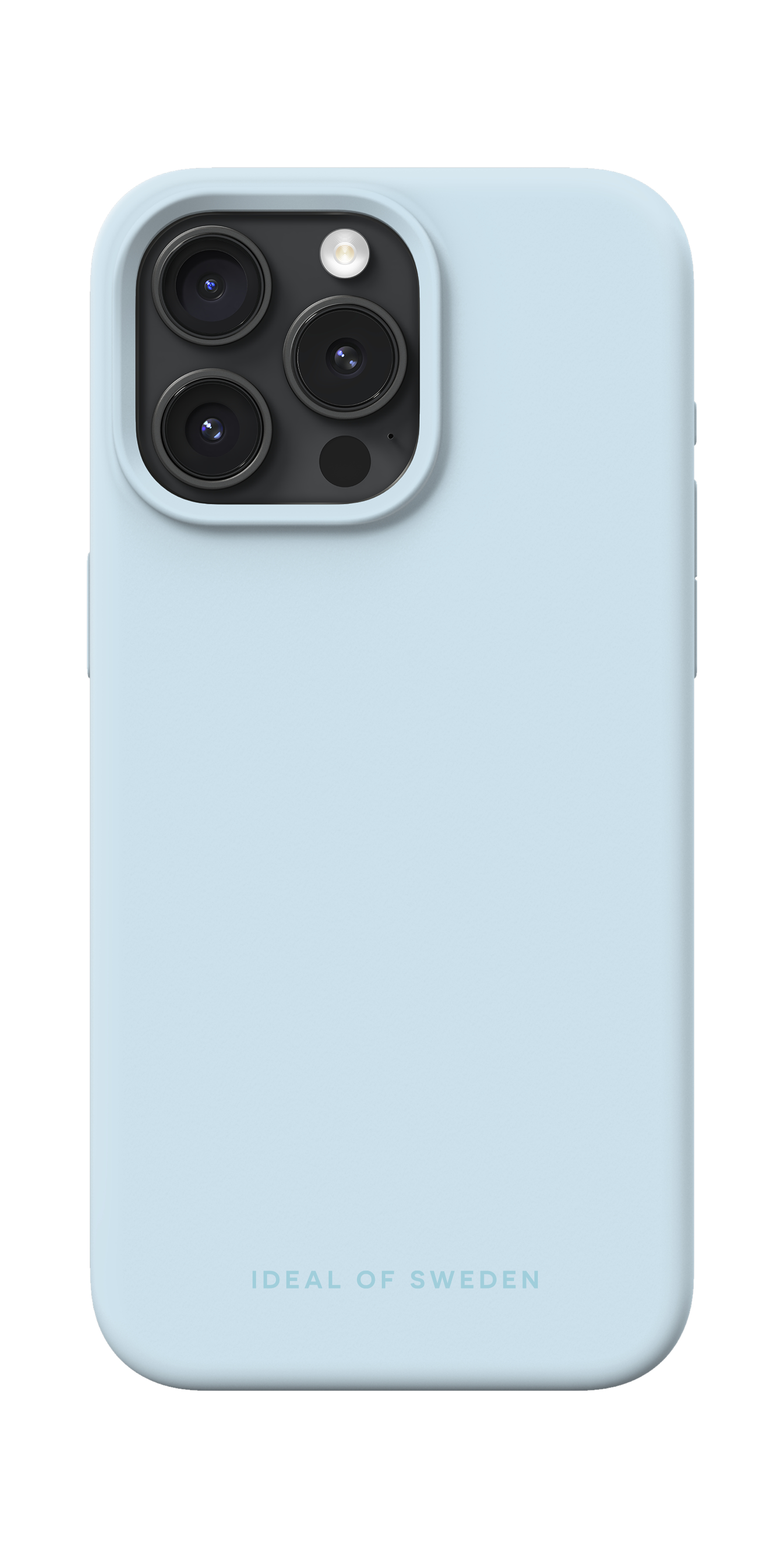 iDeal of Sweden Silicone Case iPhone 15 Pro Max Light Blue