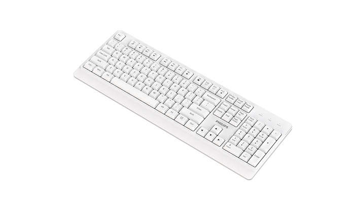 Philips 3000 series SPK6347W/93 keyboard Office RF Wireless QWERTY English White – image 3