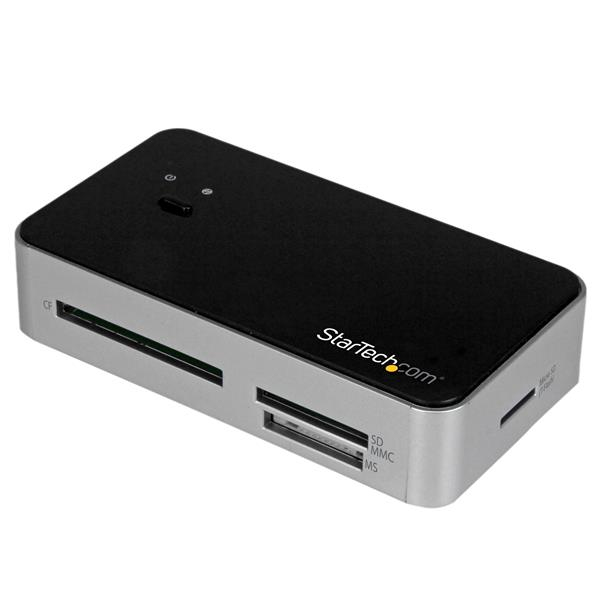 StarTech.com USB 3.0 Multi Media Flash Memory Card Reader with 2-Port USB 3.0 Hub & USB Fast Charge Port