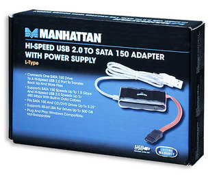Manhattan USB 2.0/SATA + Power Supply – image 3
