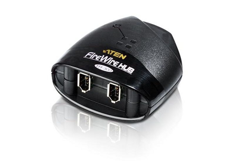ATEN FH300 interface hub 400 Mbit/s Black