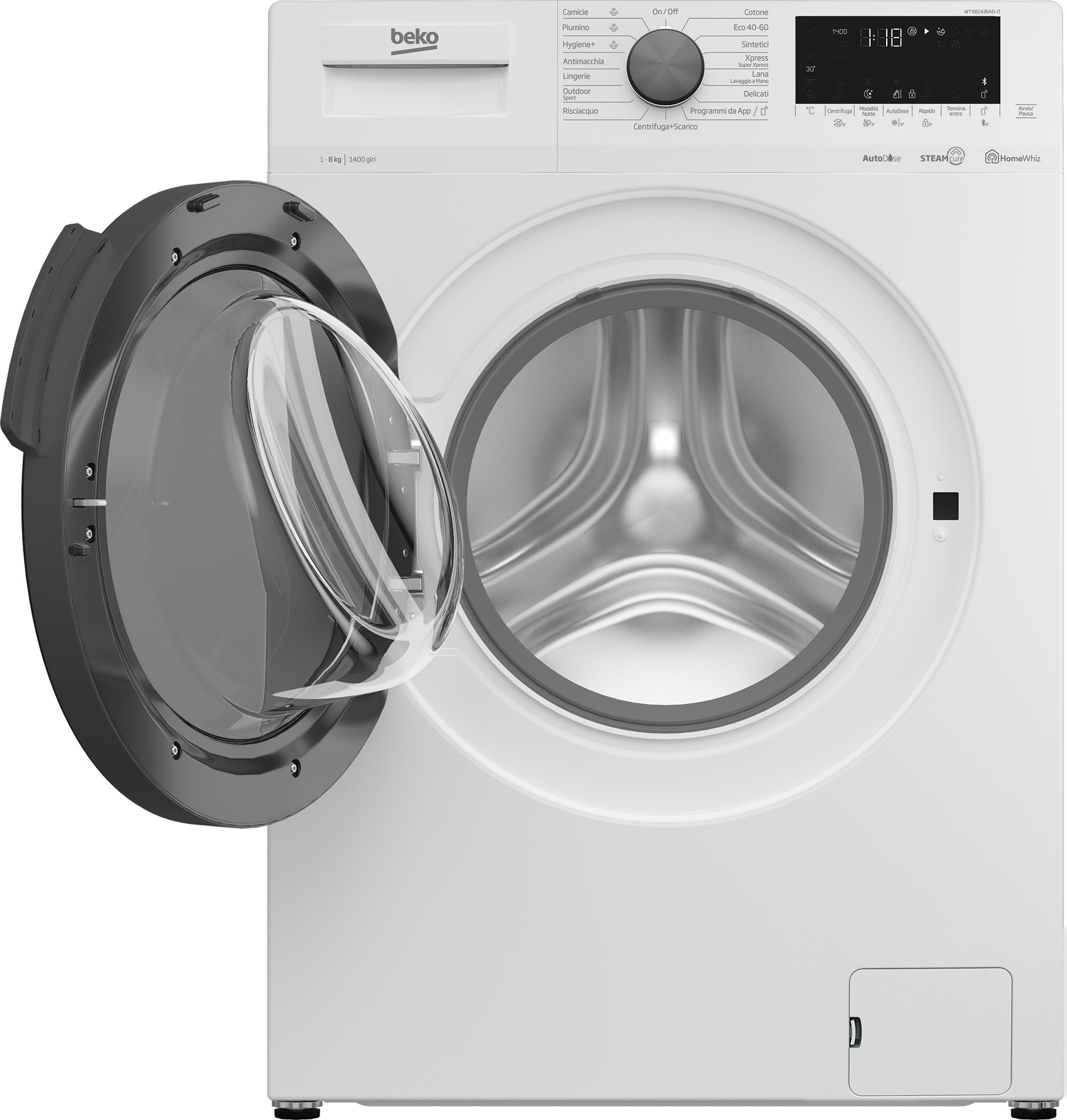 Beko WTX81436AD-IT washing machine Front-load – image 2