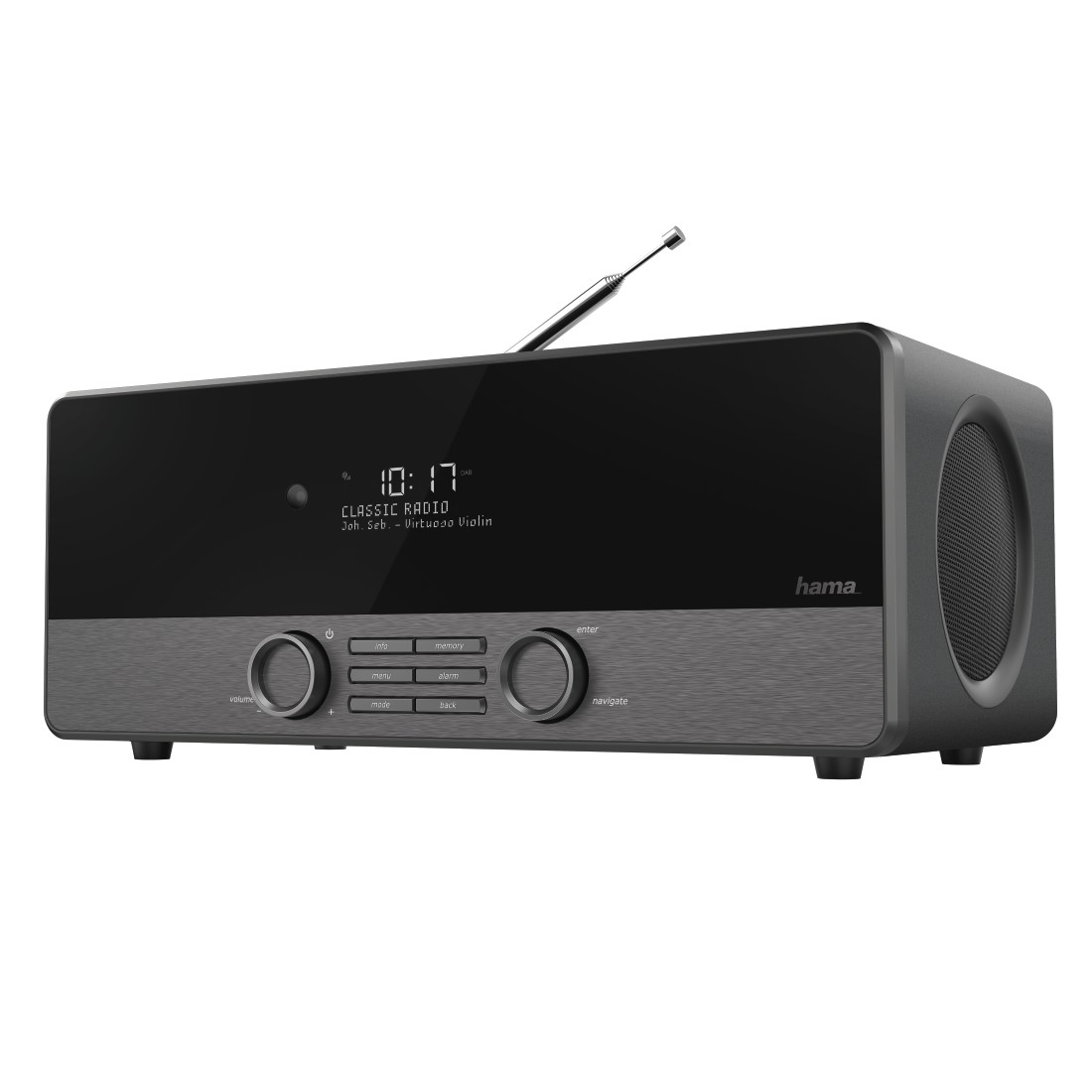 Hama DIR3120 Portable Digital Black, Grey – image 3