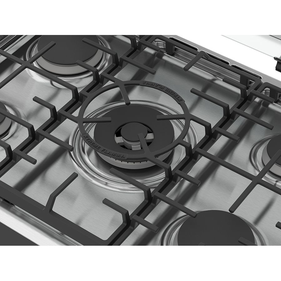 Whirlpool WFR9000S cooker Freestanding cooker Gas Silver – image 7