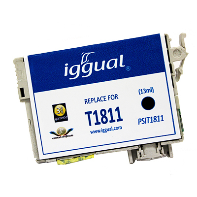 iggual PSIT181140 ink cartridge Black – image 1