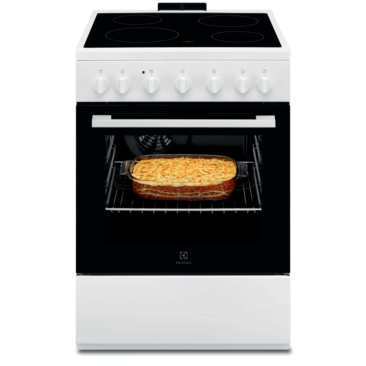 Electrolux LKR620066W Freestanding cooker Electric Ceramic hob White – image 1
