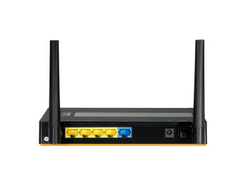 LevelOne WGR-6012 wireless router Gigabit Ethernet Black, Yellow – image 3
