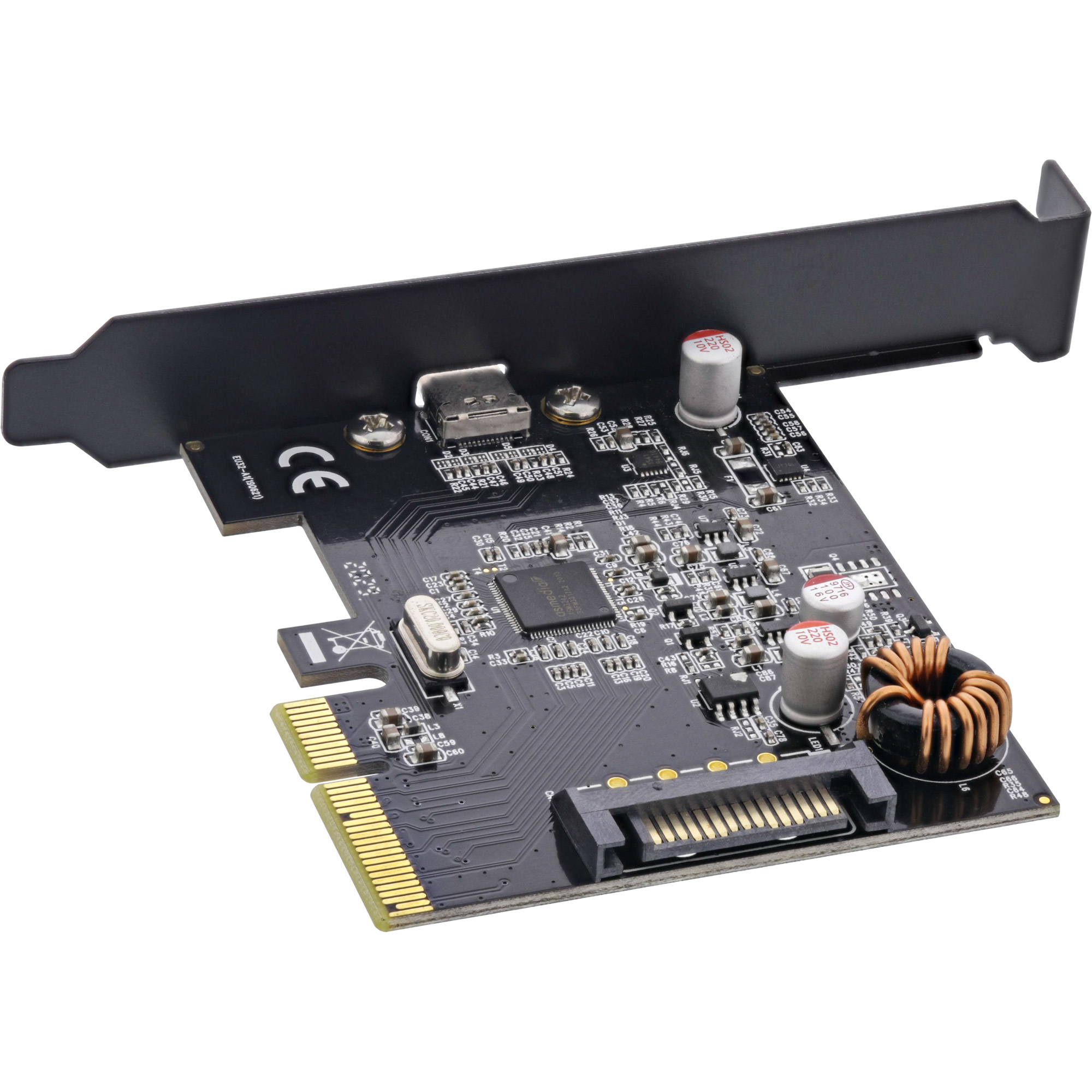 InLine Interface card,USB 3.2 Gen.2x2, 1x USB-C, PCIe x4 – image 2