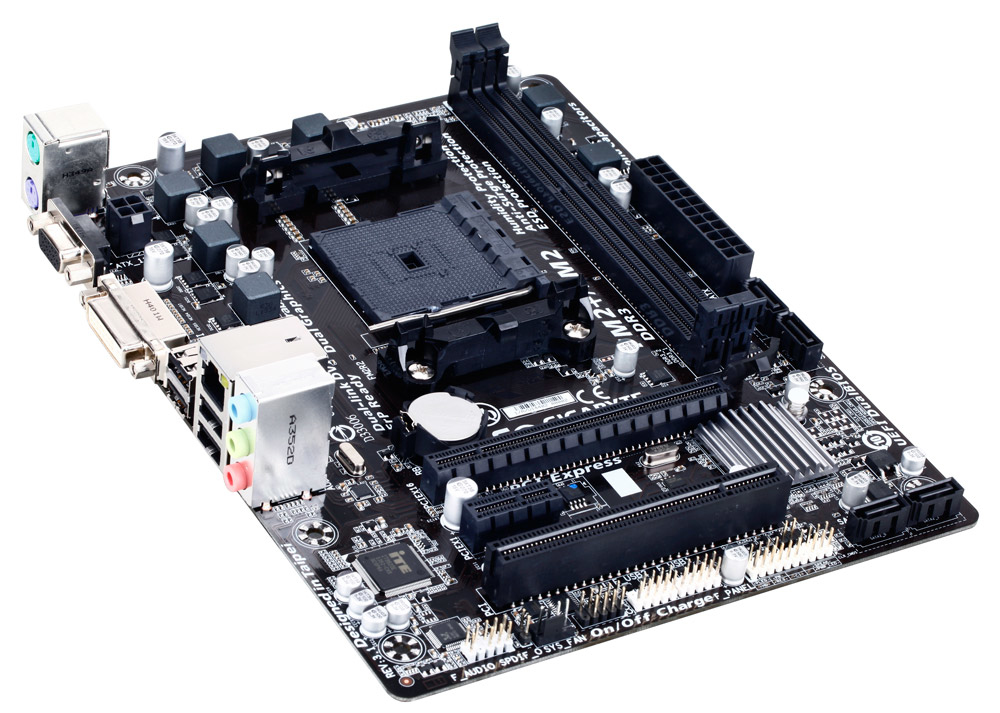 GIGABYTE GA-F2A58M-DS2 motherboard AMD A58 Socket FM2+ micro ATX – image 2