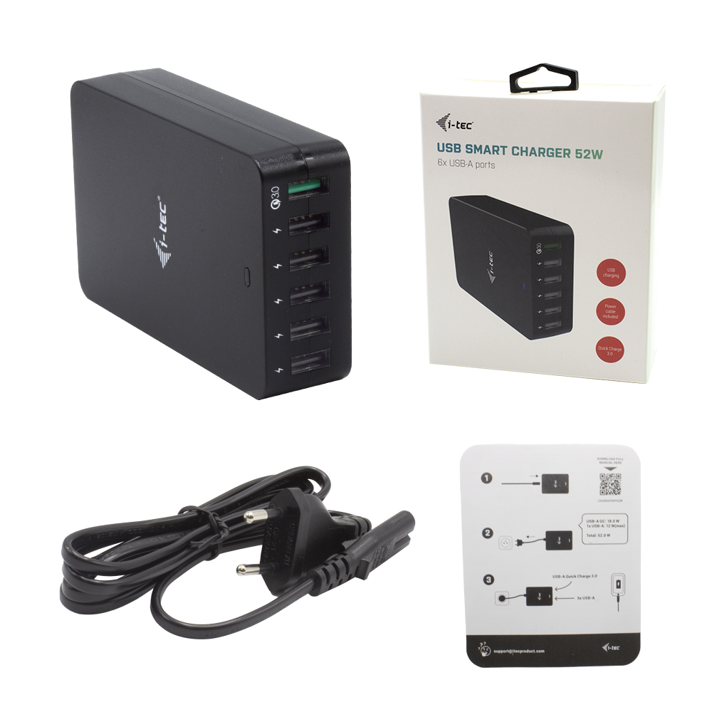 i-tec USB Smart Charger 6x USB-A Port – image 4