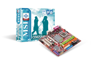 MSI Q965MDO-FI LGA 775 (Socket T) micro ATX