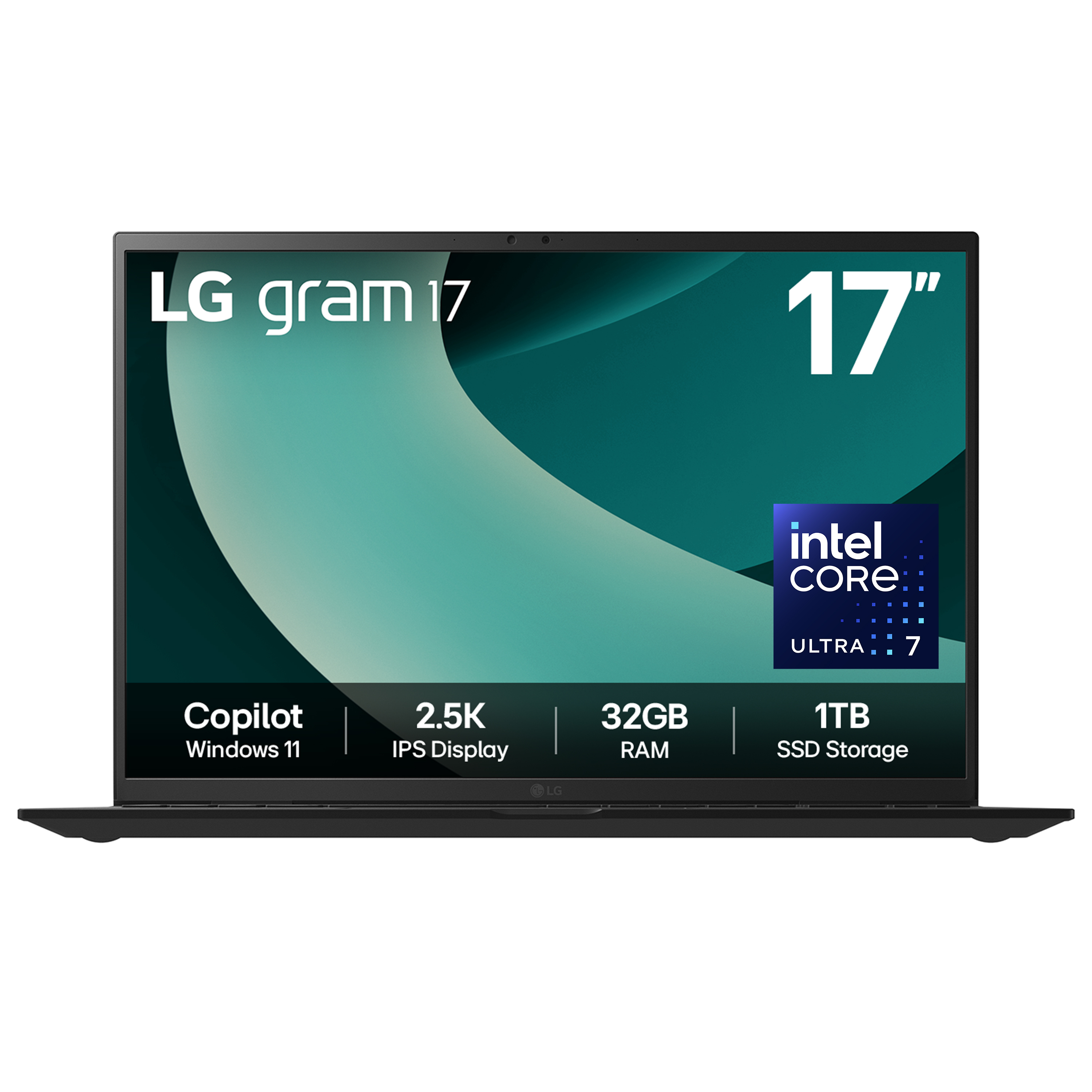 LG Gram 17Z90T-G.AD88A1 laptop Intel Core Ultra 7 255H Ultraportatile 43,2 cm (17") 2.5K 32 GB LPDDR5x-SDRAM 1 TB SSD Wi-Fi 7 (