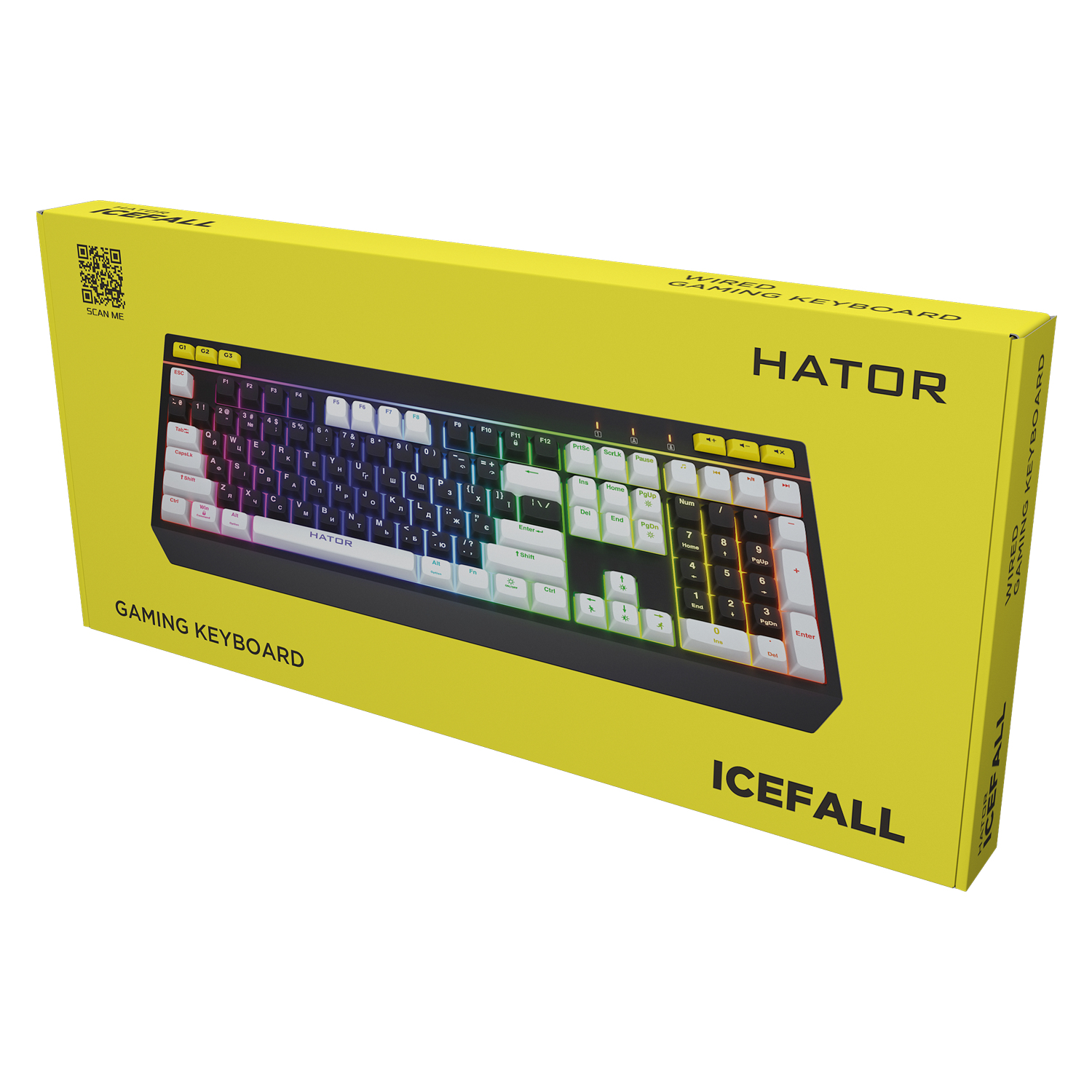 HATOR Icefall keyboard Gaming USB QWERTY US English Black – image 5