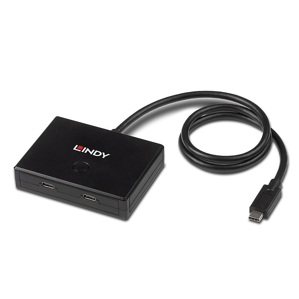 Lindy 43329 gränssnittshubbar USB 3.2 Gen 1 (3.1 Gen 1) Type-C 5000 Mbit/s Svart
