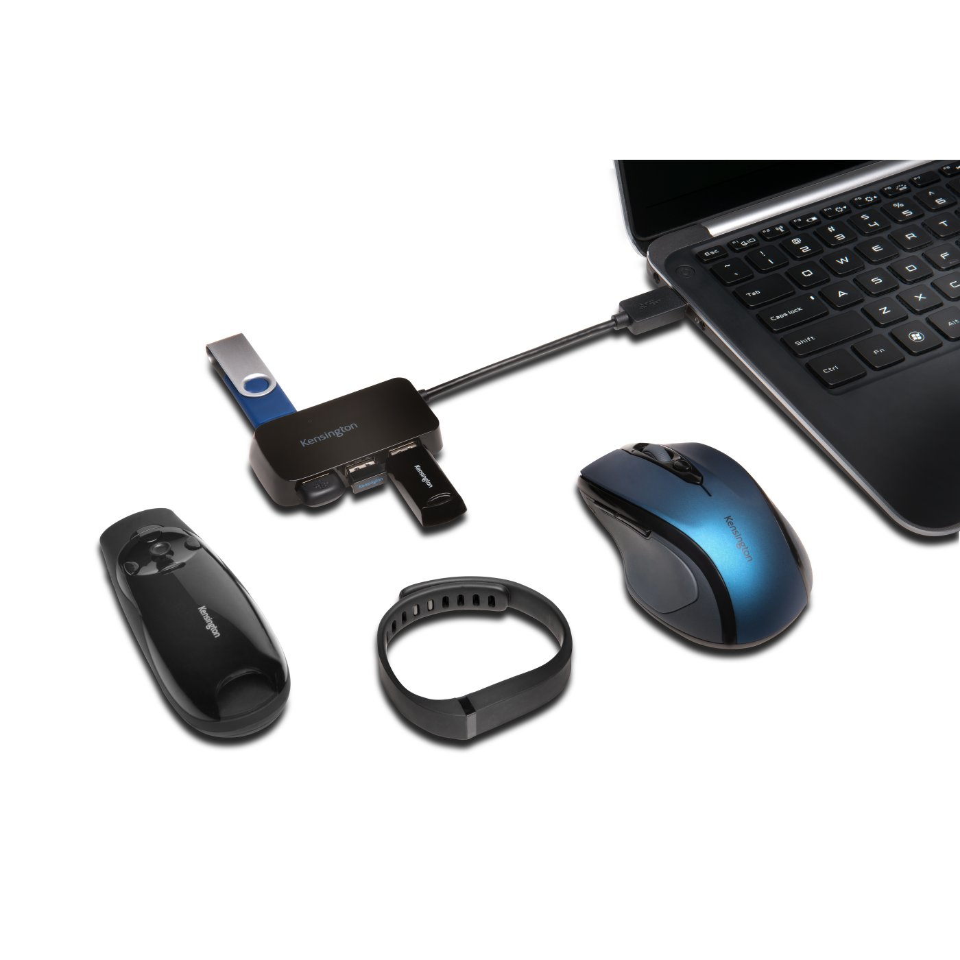 Kensington UH4000 USB 3.0 4-Port Hub — Black – image 3