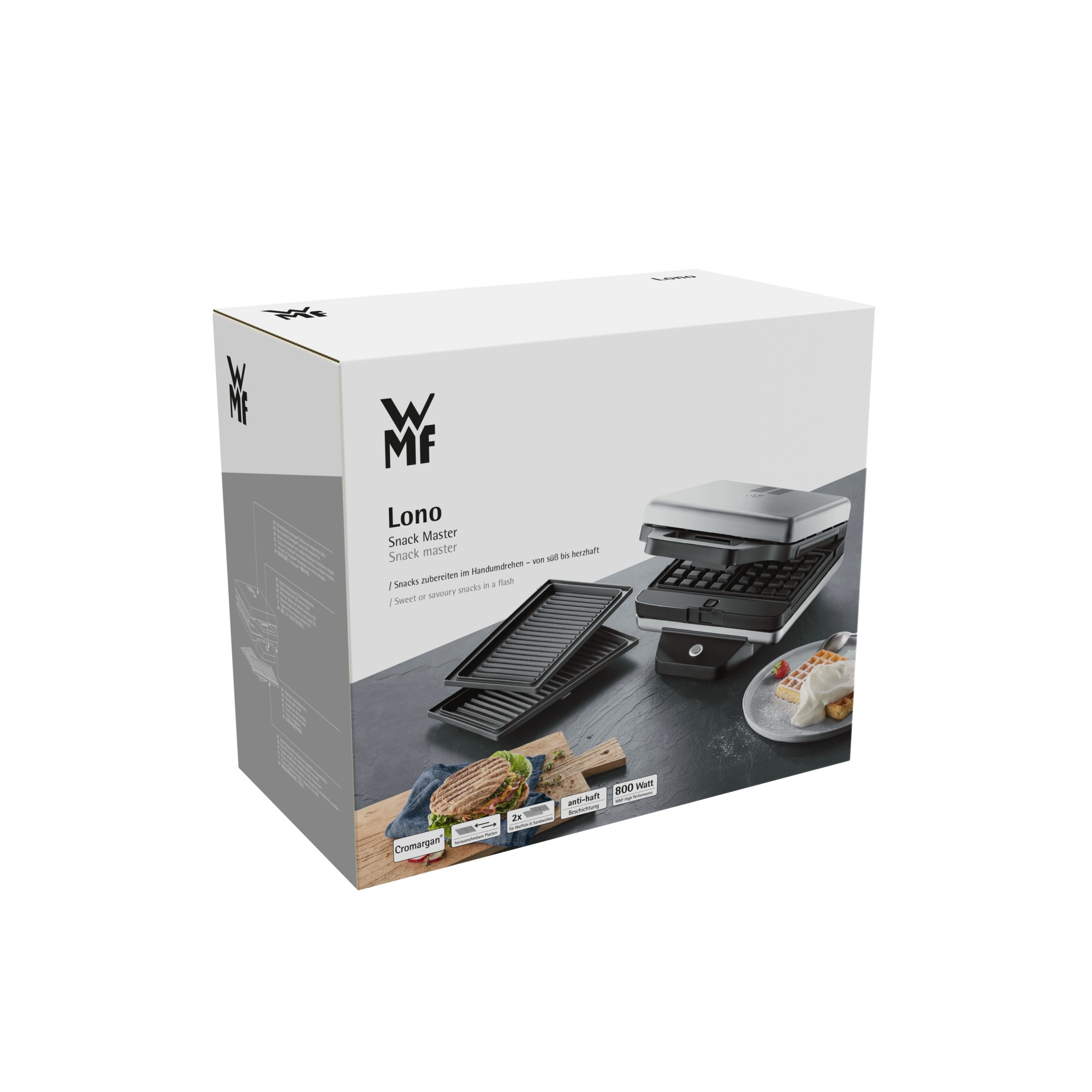 WMF Lono 04.1542.0011 waffle iron 2 waffle(s) – image 8