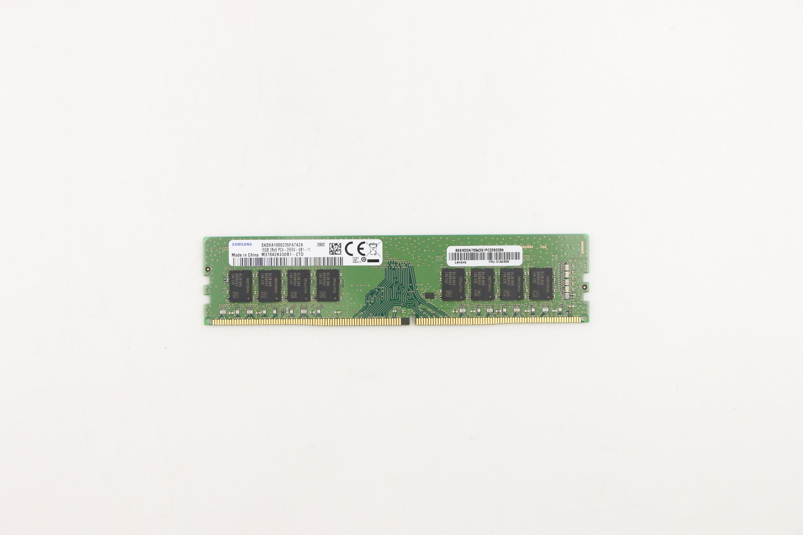Lenovo 01AG858 RAM-minnen 16 GB 2 x 8 GB DDR4 2666 MHz
