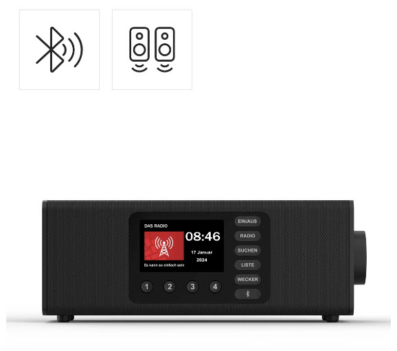 Hama DR2002BT Personal Digital Black – image 4