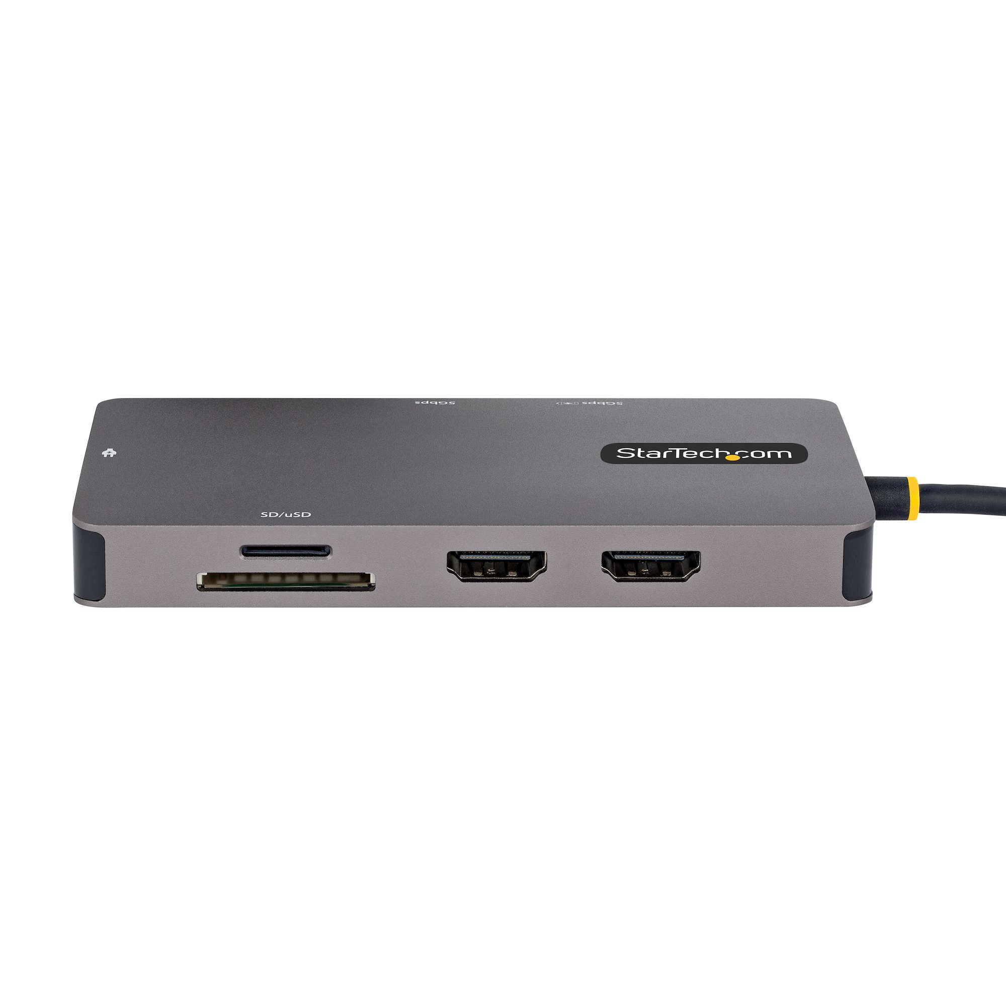 Docking Station StarTech.com 120B-USBC-MULTIPORT - HDMI - USB-C - USB 3.2 - MicroSD - SD - Gris Espacial - 120B-USBC-MULTIPORT Docking Station StarTech.com 120B-USBC-MULTIPORT - HDMI - USB-C - USB 3.2 - MicroSD - SD - Gris Espacial - 120B-USBC-MULTIPORT