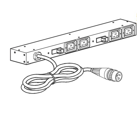 APC AP6032A power distribution unit (PDU) 4 AC outlet(s) 0U/1U Black – image 3