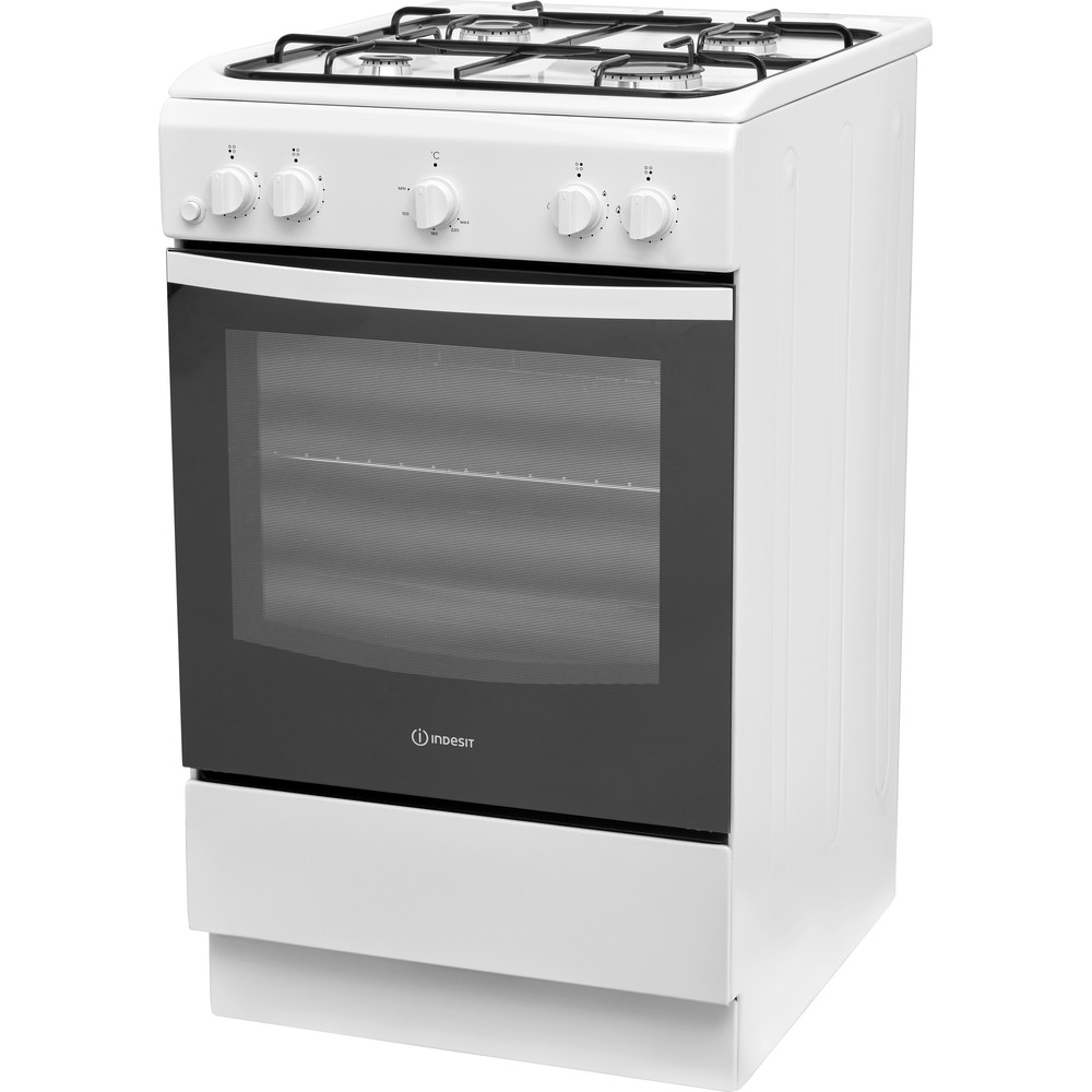 Indesit IS5G0KMW/E cooker Freestanding cooker Gas White – image 3