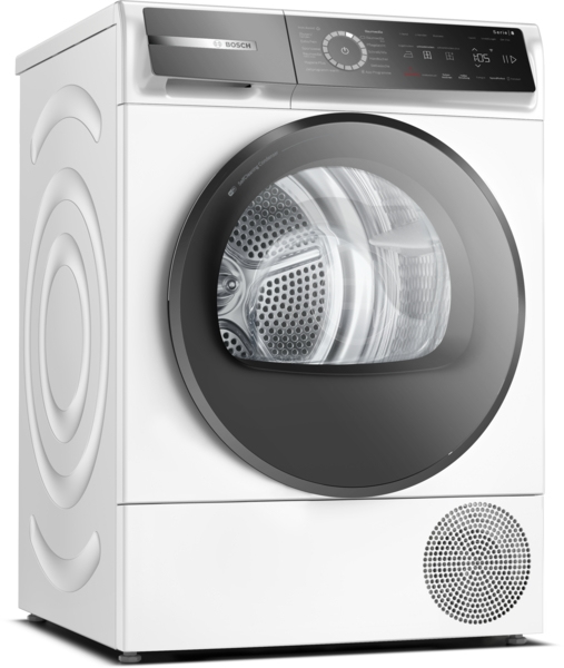 Bosch Serie 8 WQB246C40 asciugatrice Libera installazione Caricamento frontale 9 kg A Bianco