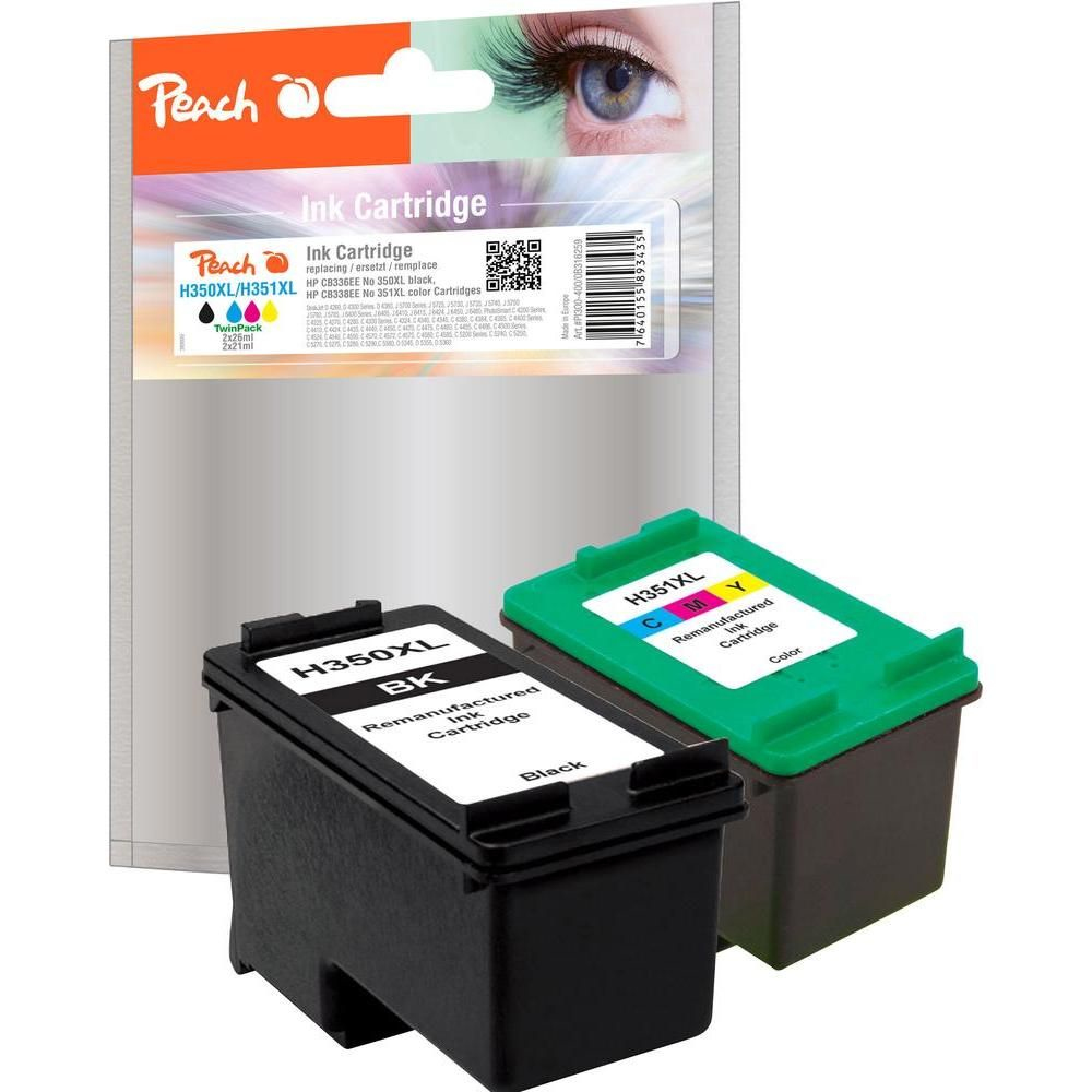 Peach 0A316259 ink cartridge Black, Cyan, Magenta, Yellow
