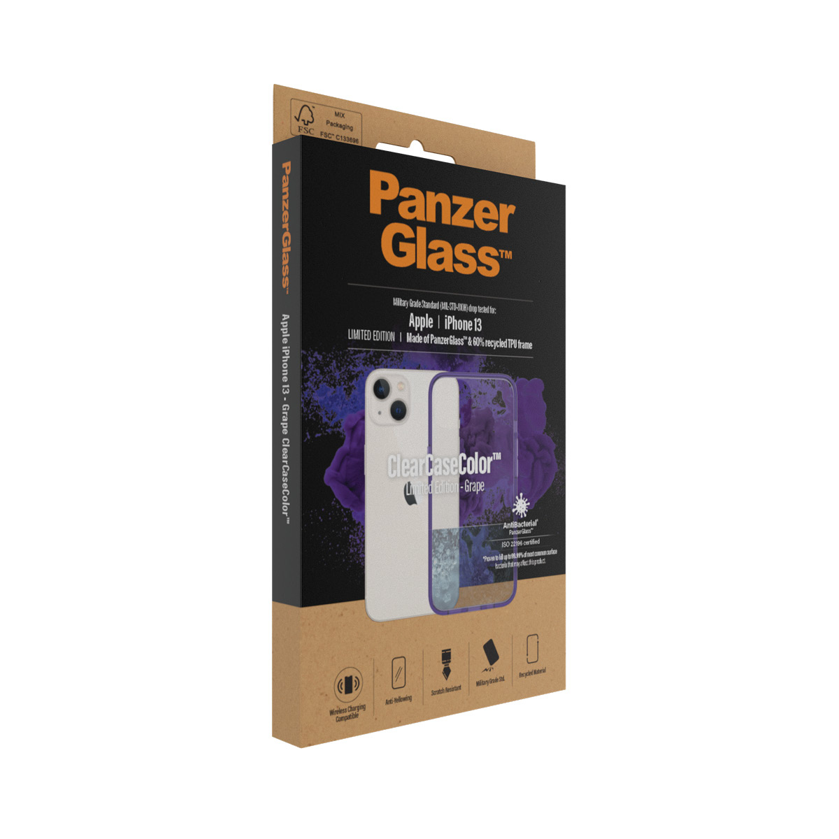 PanzerGlass ® ClearCaseColor™ iPhone 13 - Grape – image 4