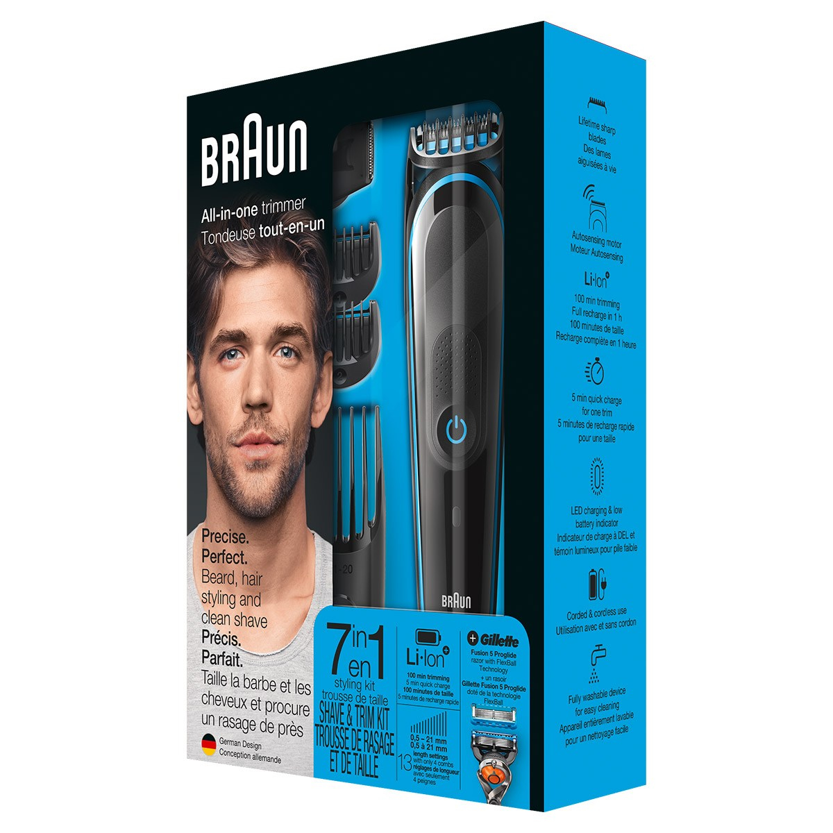 Braun All-in-one MGK5045 beard trimmer Battery 13 – image 5