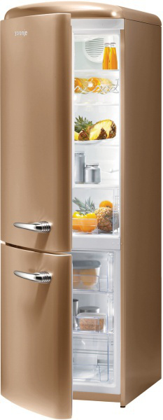 Gorenje RK60359OCO-L fridge-freezer Freestanding Brown – image 1