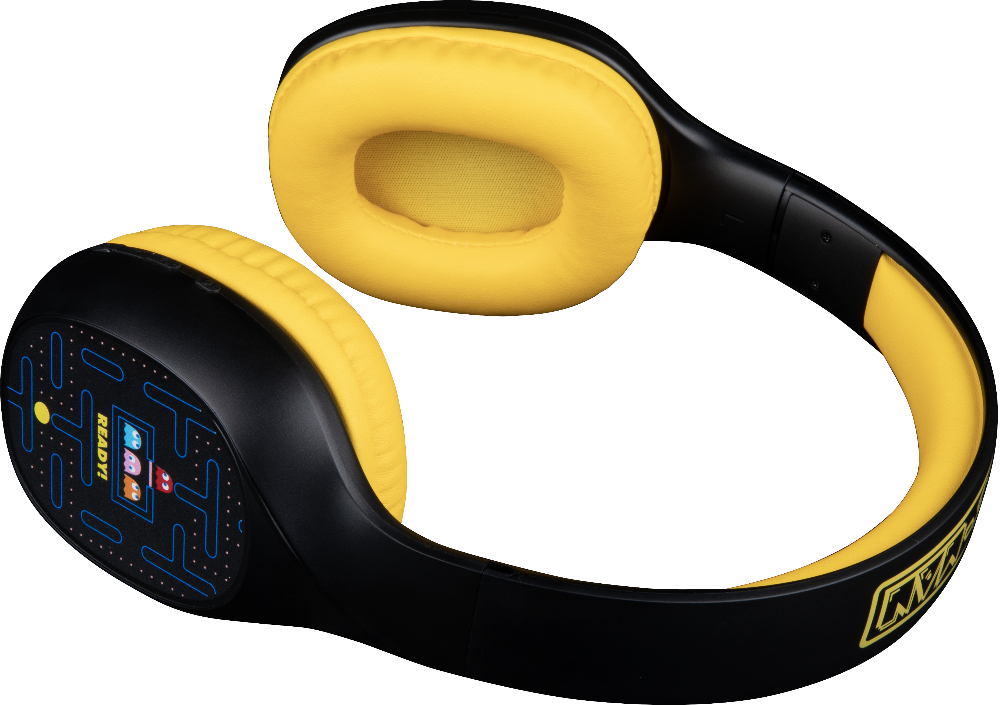 Konix 82541120664 headphones/headset Wired & Wireless Head-band Calls/Music Bluetooth Black, Yellow – image 6