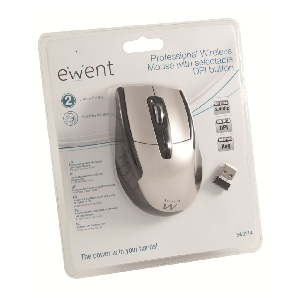 Ewent EW3214 mouse Office Right-hand RF Wireless Optical 1600 DPI – image 4