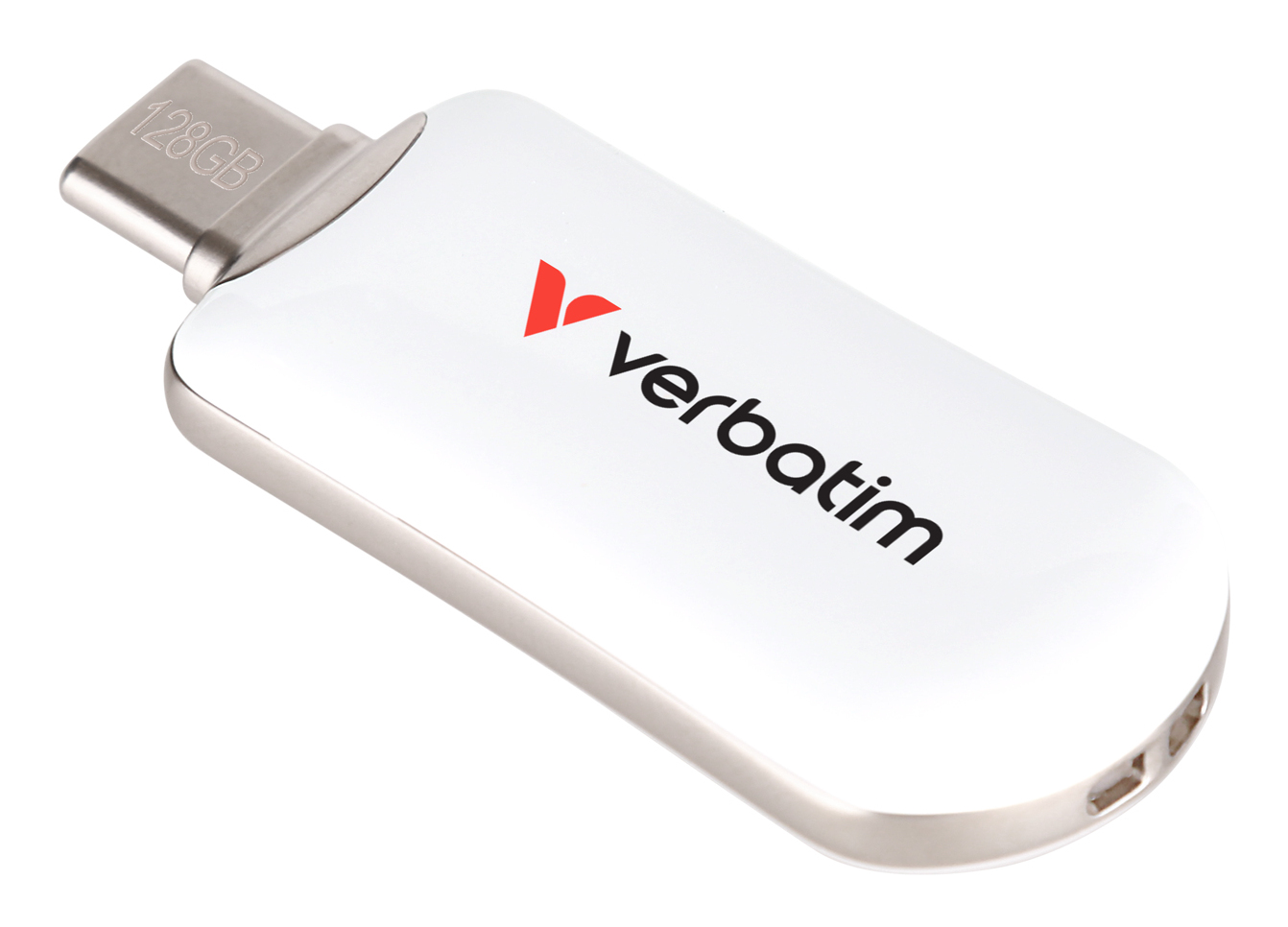 Verbatim Plectra USB-C Flash Drive White – image 3