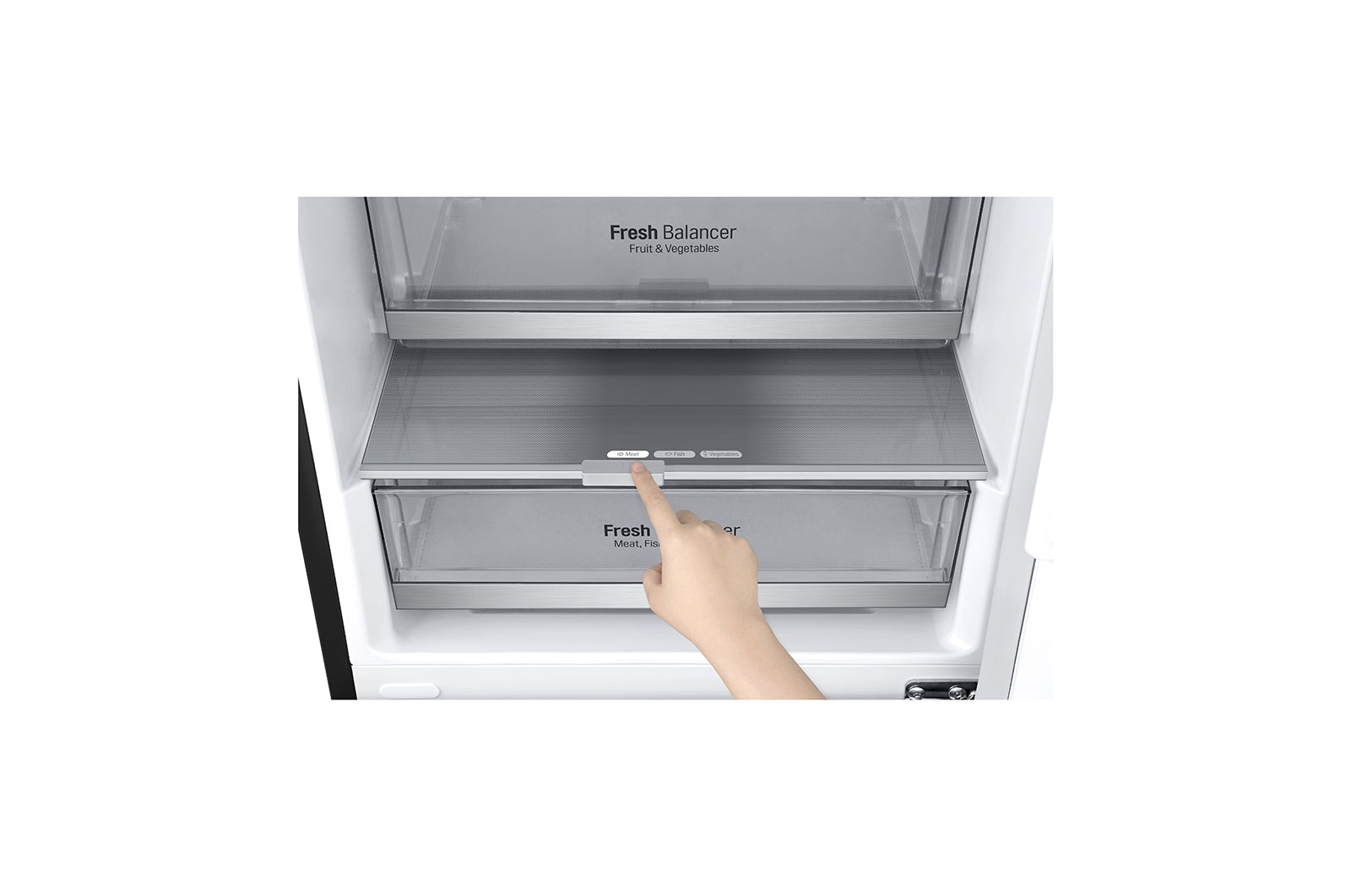 LG GBB72MCDFN fridge-freezer Freestanding – image 5