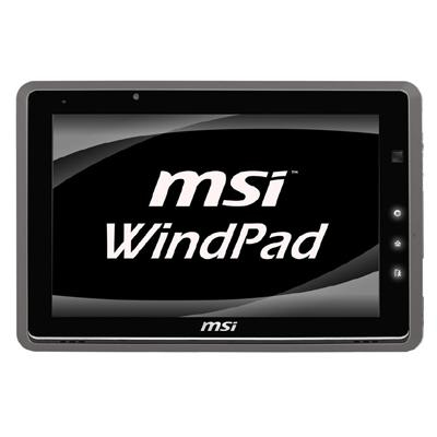 MSI WindPad 110W AMD Z 32 GB 25.4 cm (10") 2 GB Wi-Fi 4 (802.11n) Windows 7 Black