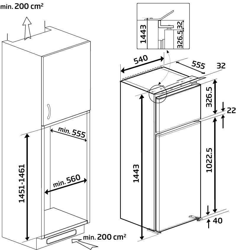 Beko BI630 fridge-freezer Freestanding – image 2