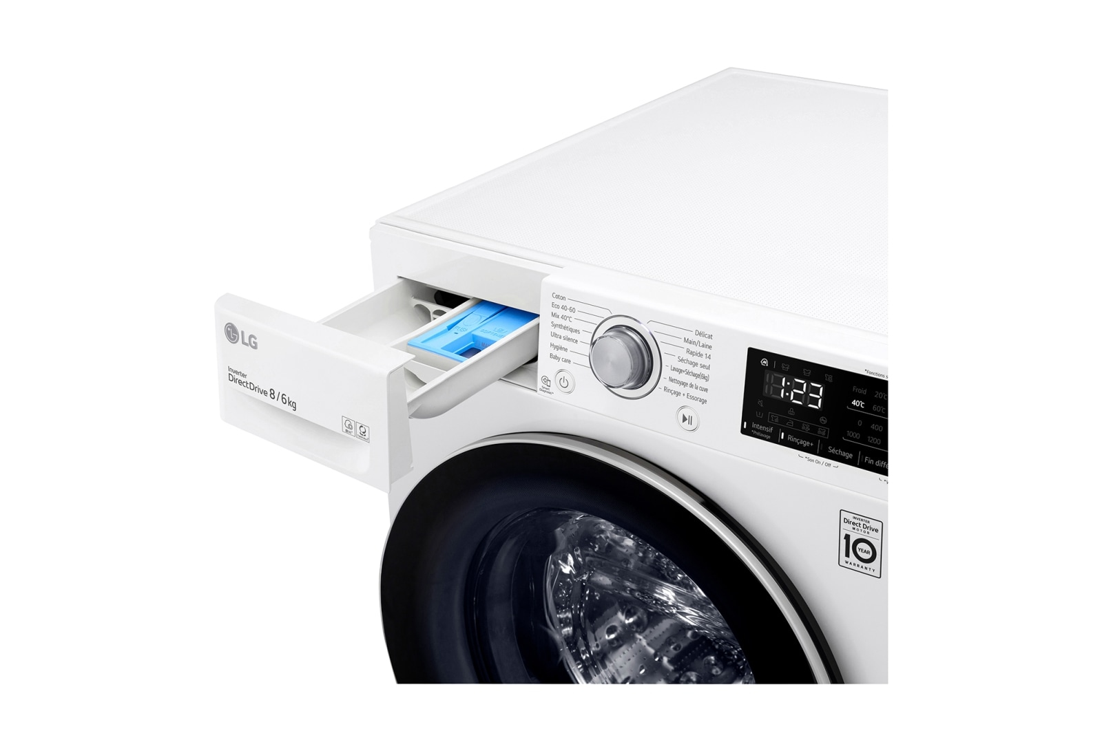 LG F864V31WR washer dryer Freestanding Front-load White – image 6