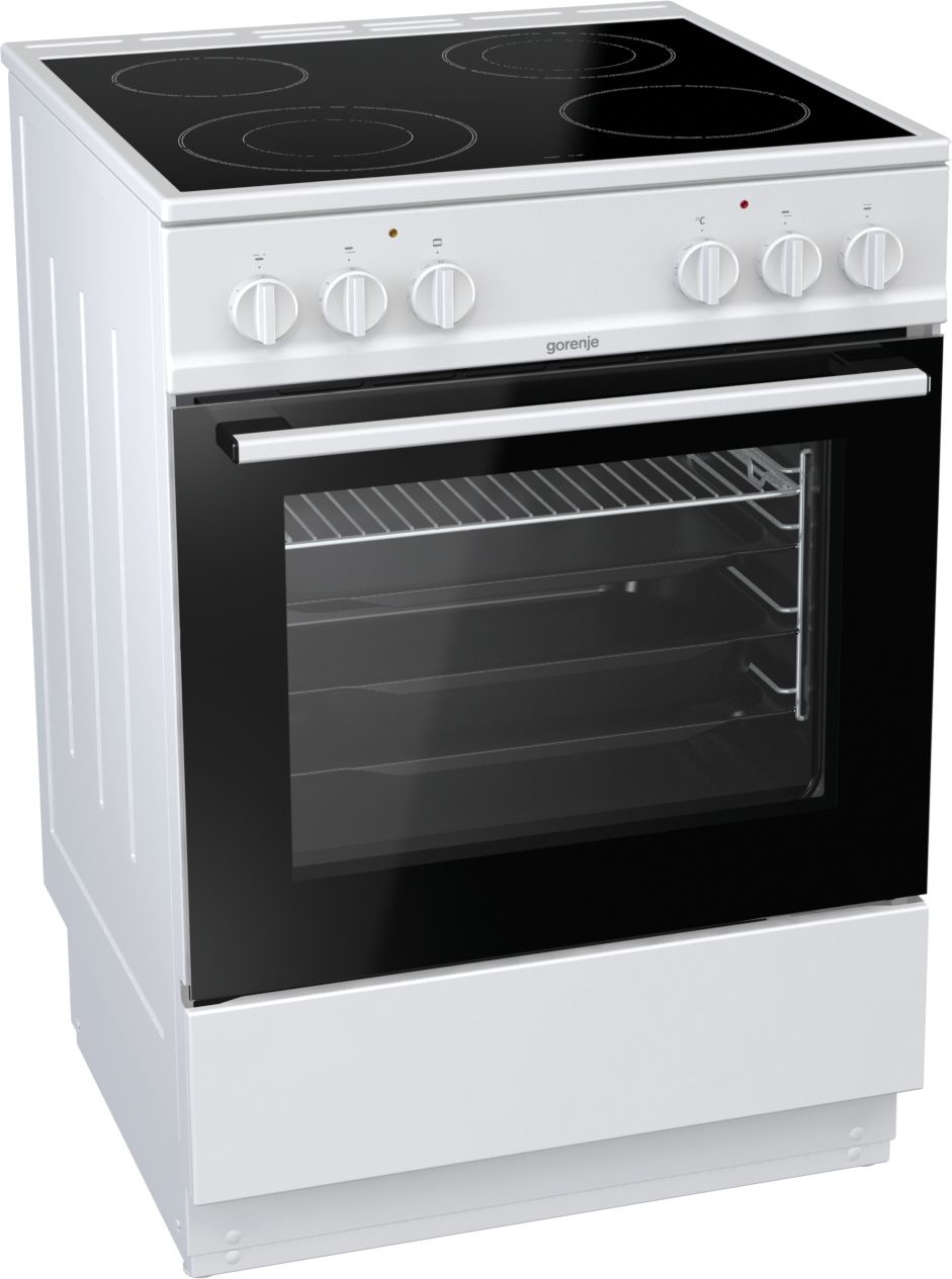 Gorenje EC6151WB Freestanding cooker Electric Coil hob White