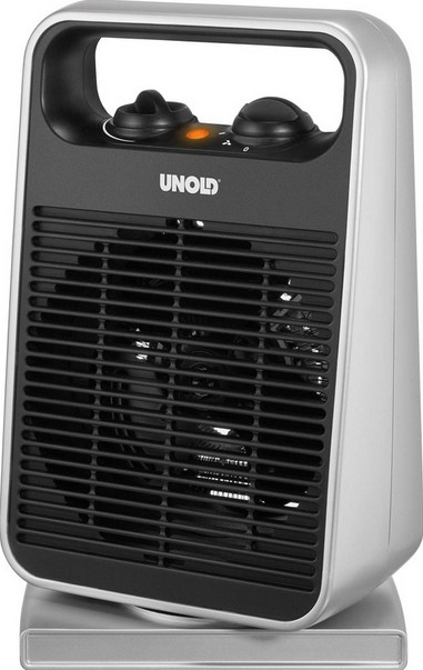 Unold 86116 electric space heater Indoor Black, Silver