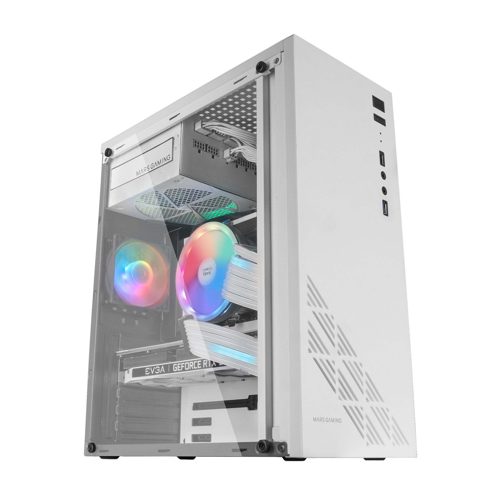 Mars Gaming MC100W ATX PC Case – image 3