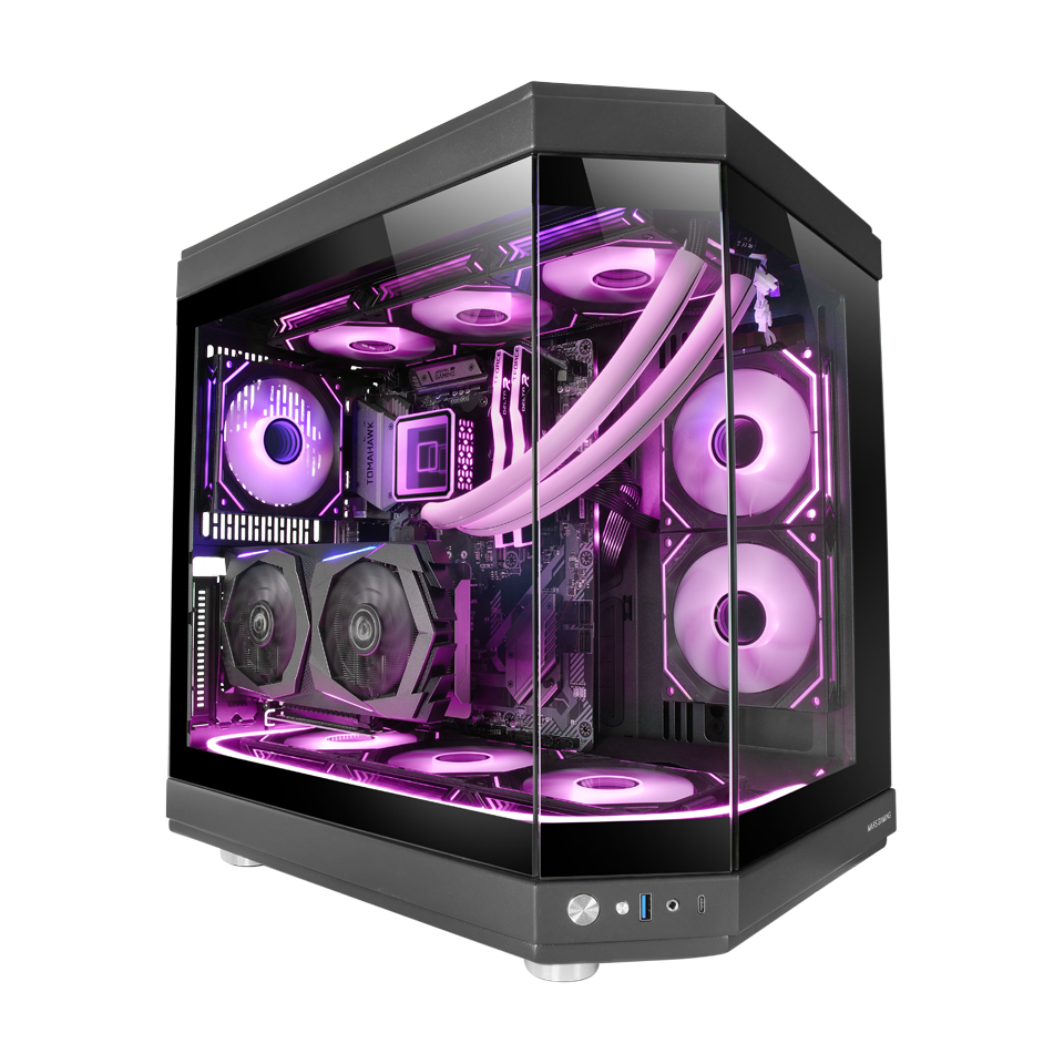 Mars Gaming MC-3T Midi Tower Black – image 2