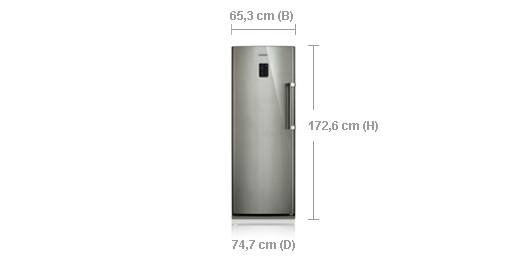 Samsung RZ60FHMG Upright freezer Freestanding Stainless steel – image 2