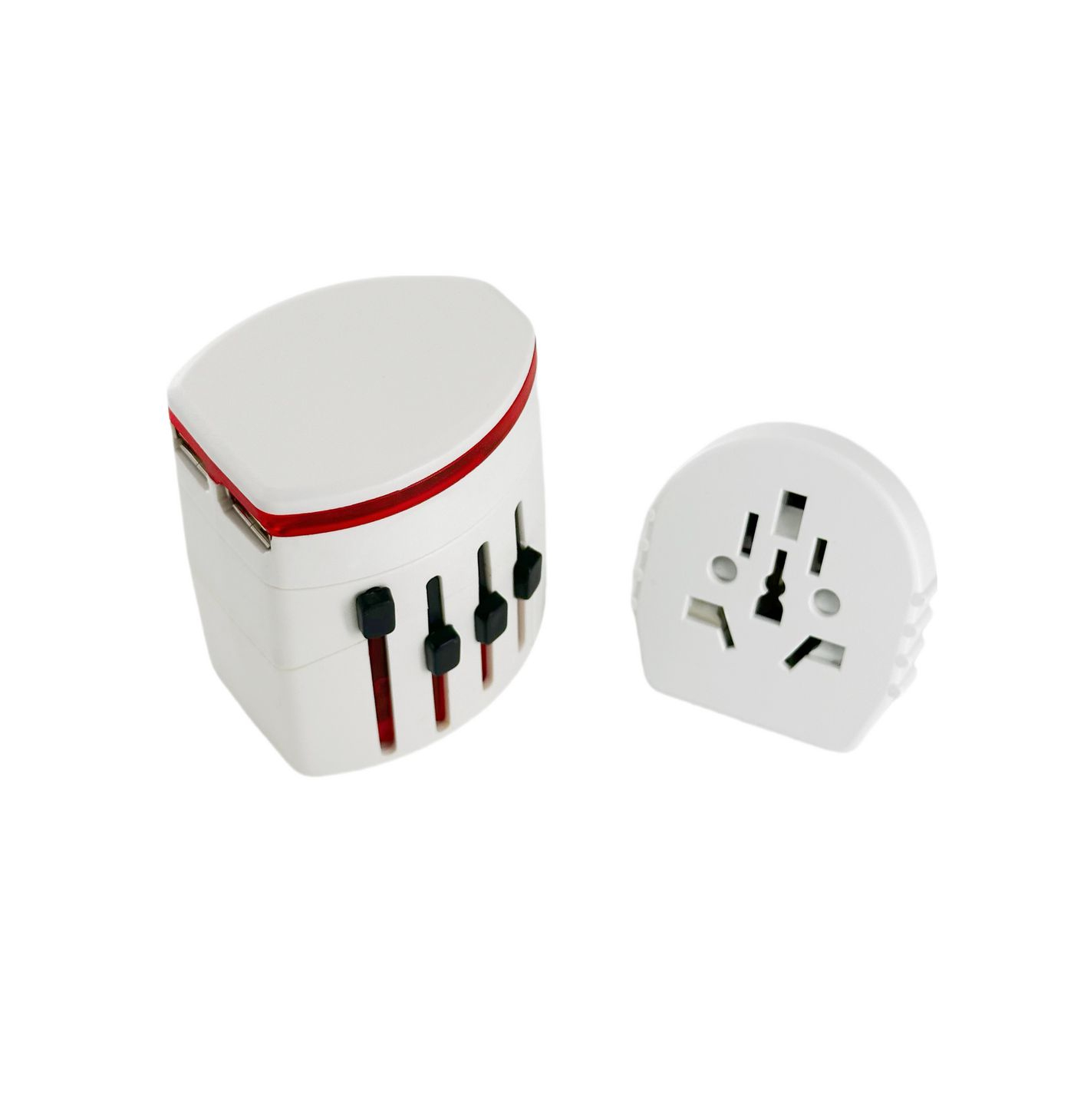 Resim Microconnect PETRAVEL12 İç Mekan USB Şarj Cihazı - 5V Çıkış, 2x USB 2.0 Bağlantı Noktası, Beyaz