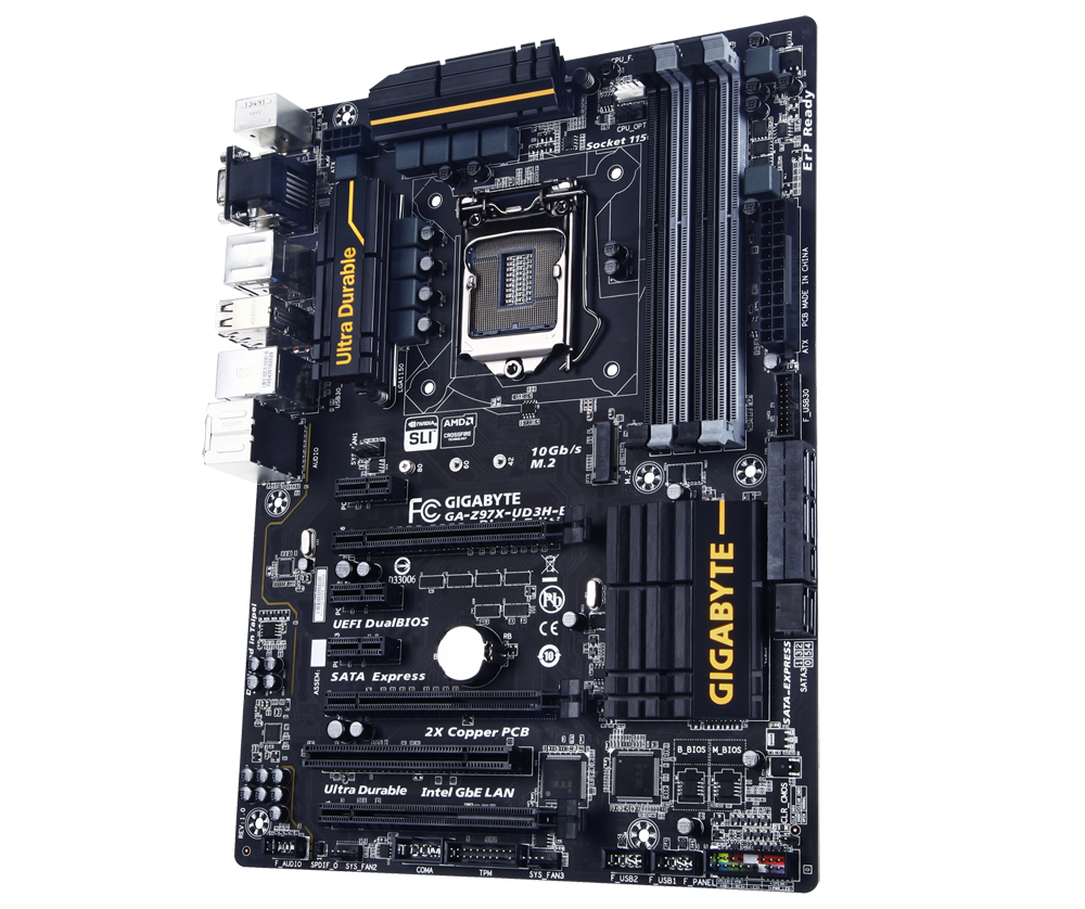 GIGABYTE GA-Z97X-UD3H-BK motherboard Intel® Z97 LGA 1150 (Socket H3) ATX – image 3